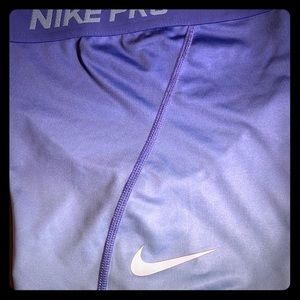 Never Worn Ombré Blue Nike Pros